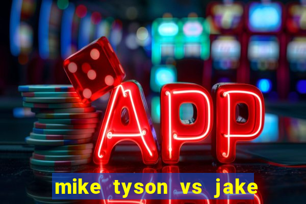 mike tyson vs jake paul assistir online